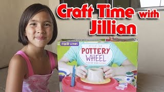 MY VERY OWN POTTERY WHEEL! Craft Time with Jillian