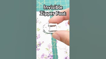 Using an Invisible Zipper Foot 🤩