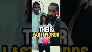 The Chilling Last Words of These Rappers Will Haunt You... 💔😢 #Shorts