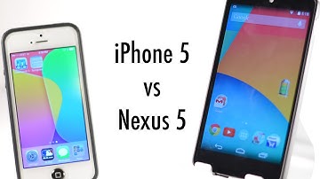 Nexus 5 vs iPhone 5 Speed Test!