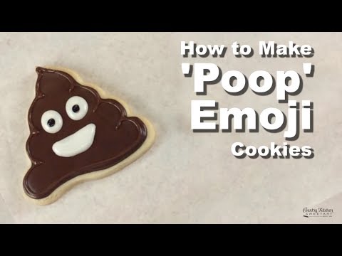 'Poop' Emoji Cookies