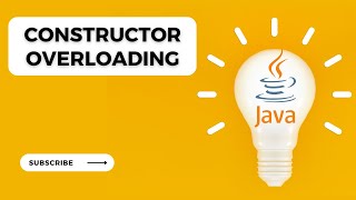 Constructor overloading in java
