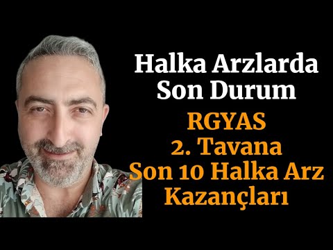 #Rgyas Ronesans GYO 2 Tavan Bugün Gelecek Son 10 Halka Arz Performansı