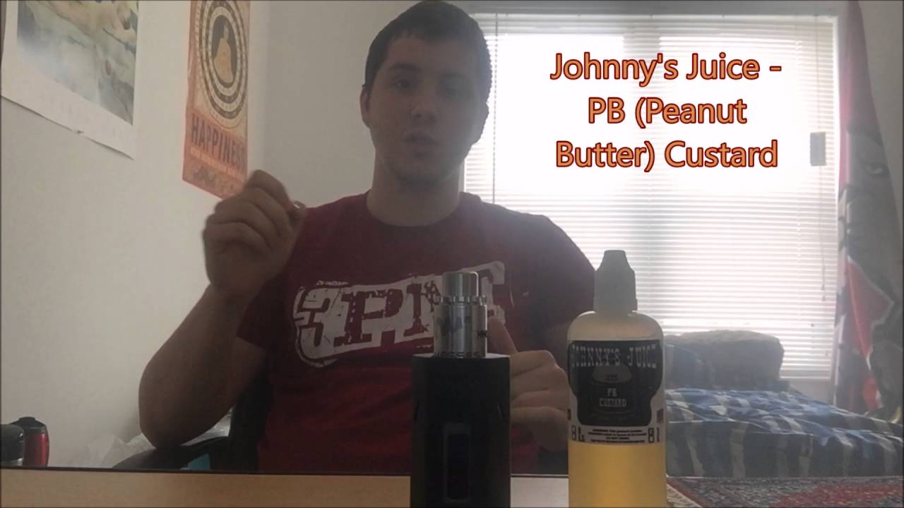Johnny's Juice - PB Custard (Peanut Butter) - E-Juice Review (delicious!!)