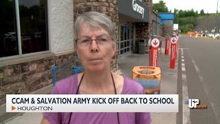 CCAM and Salvation Army kick off back to school.