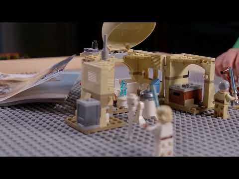Kaden Builds Obi Wan's Hut Lego Set #75270