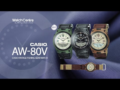 AW-80V Casio Popular Vintage Analog Digital Combination Youth Wrist Watches  Review - YouTube