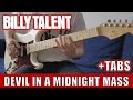 Billy talent  devil in a midnight mass guitar cover  tabs