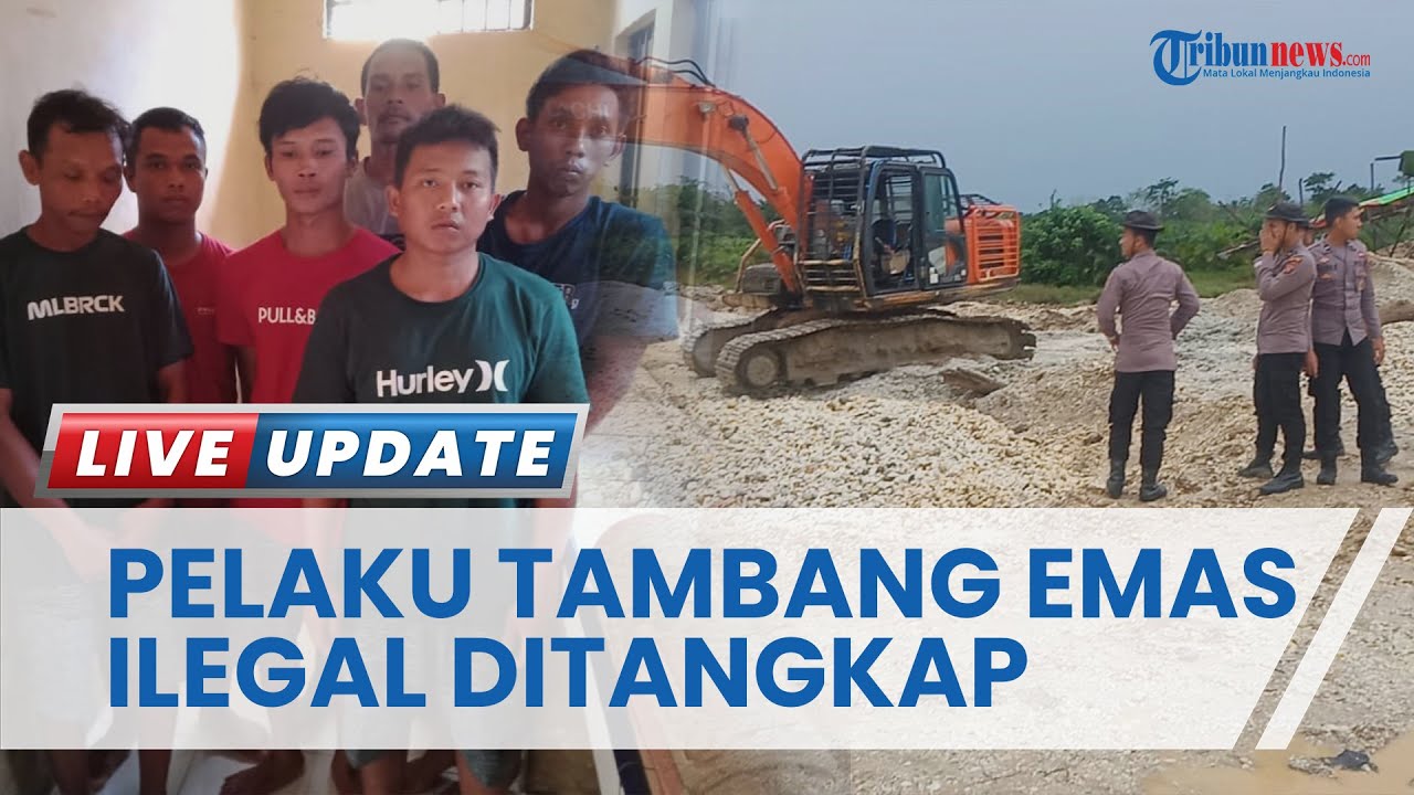 13 Penambang Emas Ilegal di Merangin Ditangkap, Polisi Masih Kejar Pemilik Tambang