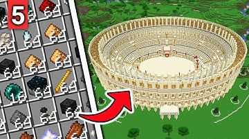 I Built The Roman Colosseum In Minecraft Hardcore
