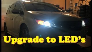 Honda Odyssey How to Change ALL lights to LED