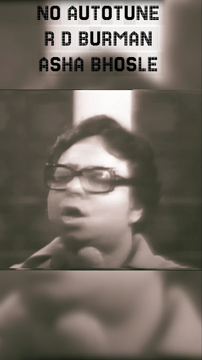 Real Singer vs Auto Tune | R D Burman and Asha Bhosle Performance | #rdburman #ashabhosle  #shorts