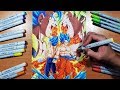 EPIC POSTER ART! Drawing a Dragon Ball Super BROLY Poster!