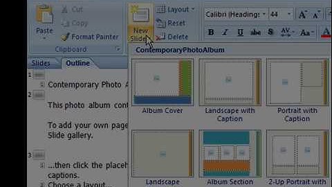 Make a Presentation From a Word Document in PowerPoint 2007