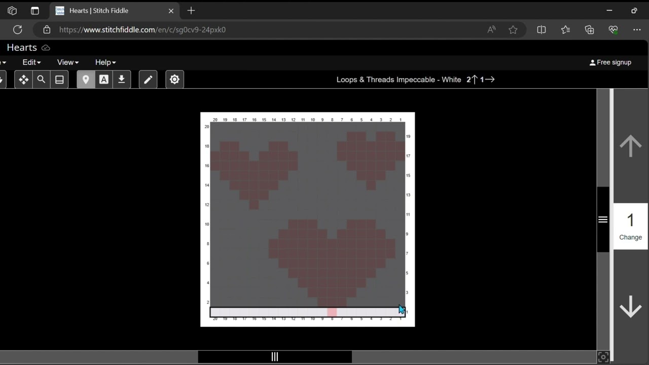 Stitch Fiddle Tutorial - Progress Tracking