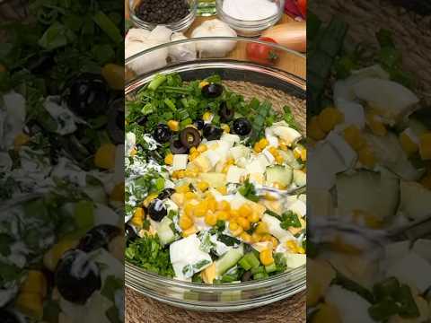МАМА НАУЧИЛА Ем салат из огурцов 🥒 почти каждый день, и худею на 2 кг за 3 дня❗️ #рецепт #салат #еда