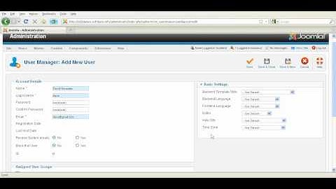 The Joomla Experts: How to add user in Joomla