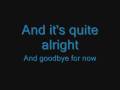 Sum 41 - So long goodbye [with lyrics]