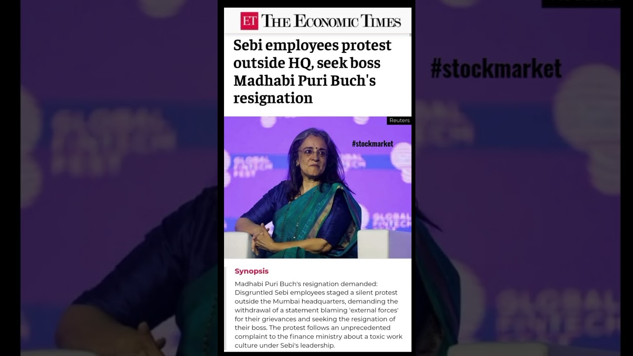 Sebi employees protest outside HQ, seek boss Madhabi Puri Buch's resignation 