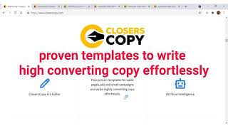 ClosersCopy Tutorial & Review (Lifetime Deal)