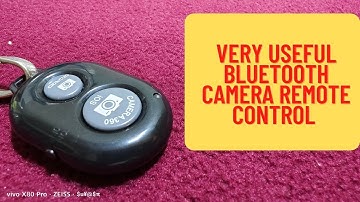 Bluetooth remote shutter for Android & iOS | Wireless remote to take pictures at 150rs
