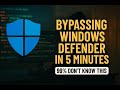 Windows Defender? Here's How to Get Around It in Minutes