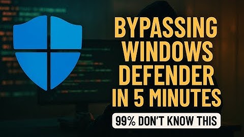 How to BYPASS WINDOWS DEFENDER in 5 MINUTES | Ethical Hacking Tutorial | FUD payload