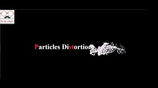 Particles Distortion Effect using HTML and CSS no JS