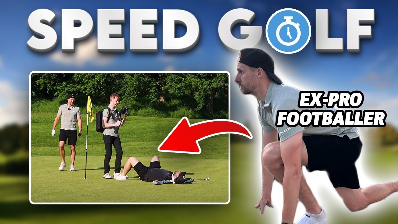 Ex Premier League Footballer Attempts SPEED GOLF - YouTube