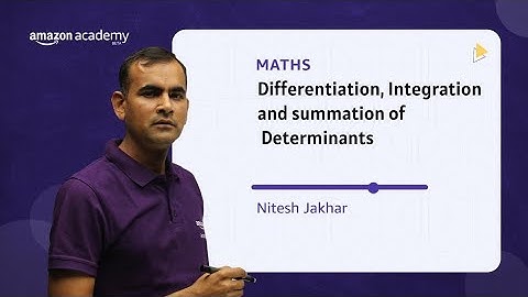 Determinants Maths Amazon Academy #jeemaths #jeemain2021 #jeeadvanced #jeemain2022 #iitjee
