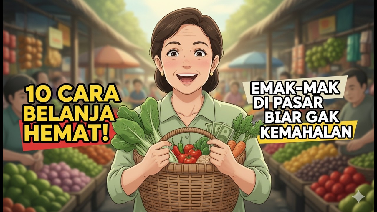 10 Cara Emak emak Belanja Hemat di Pasar Tradisional, Agar harga Tidak Kemahalan