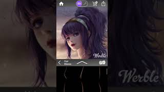 How to add a hair effects in werble screenshot 4