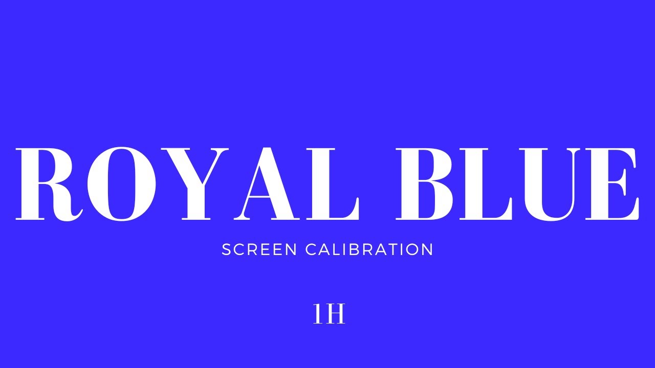 Royal Blue Screen | Powerful | Mighty | King | Victory - YouTube