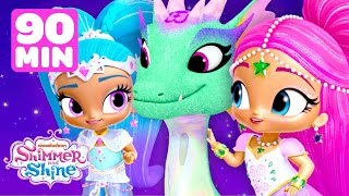 Shimmer and Shine Ride Magical Dragons! w/ Leah | 90 Minute Compilation | Shimmer and Shine