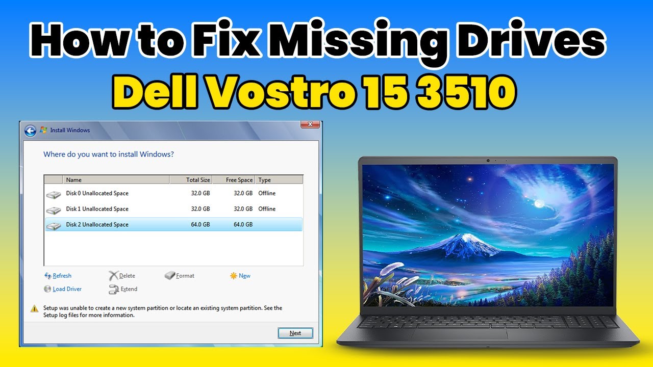 How to Fix No Drives Found During Windows Installation on Dell