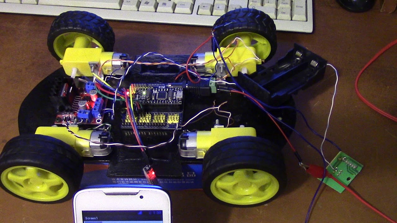 машинка на Arduino тест - YouTube