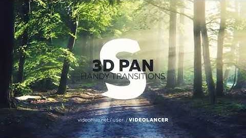 3D Pan Handy Transitions| VideoHive Templates | After Effects Project Files