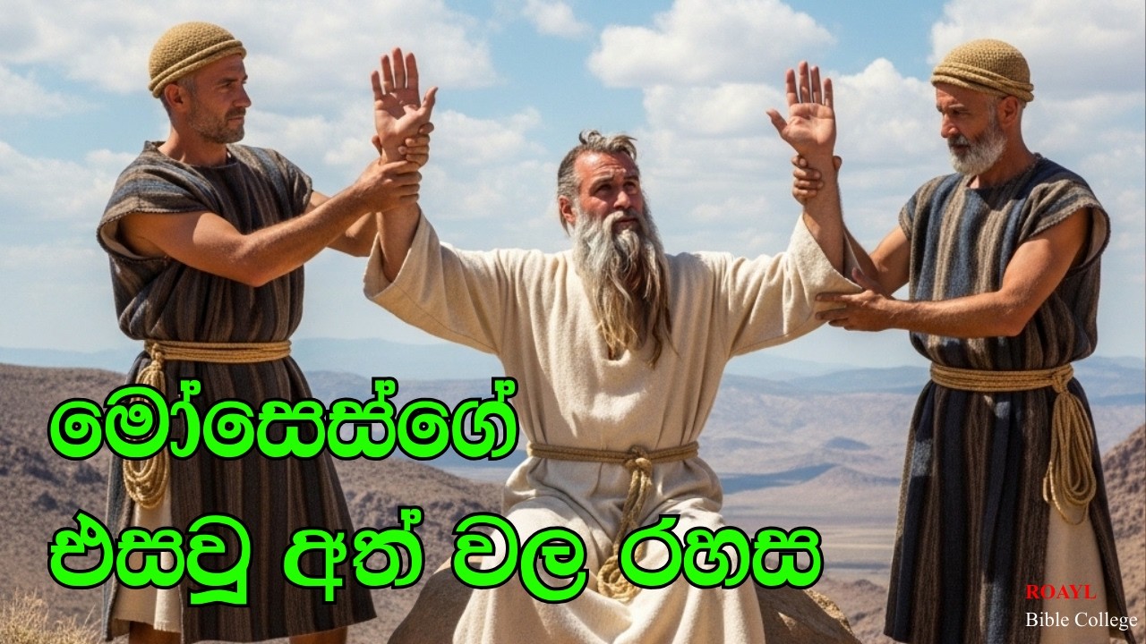 මෝසෙස්ගේ එසවූ අත් වල රහස | The Secret Of Moses' Raised Hands