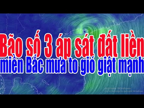 Video Tin Thời Tiết:Bão số 3 áp sát đất liền miền Bắc mưa to... - youtube