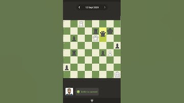 Pause to Solve - Chess.com Daily Puzzle - 12 September, 2025