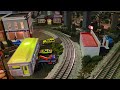 K Line New Haven Boxcab and NJ Transit and CNJ Switcher postwar O Scale run session.