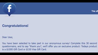 Facebook SCAM