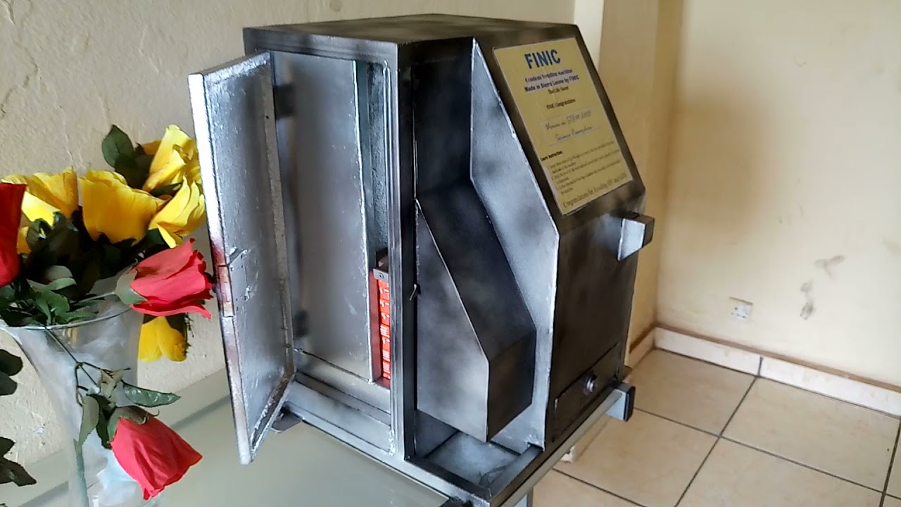 Condom Vending Machine - Made by FINIC