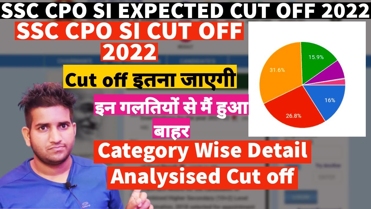 SSC CPO SI Expected Cut off 2022 || SSC CPO SI Cut off 2022 || Low Cut off