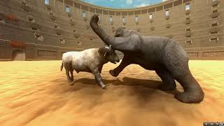 BUFFALO VS EVERY ANIMALS AND DINOSAUR |Beast Battle Simulator screenshot 3
