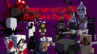 Team Creepypasta All Battles By Me | Minecraft Animation Compilation