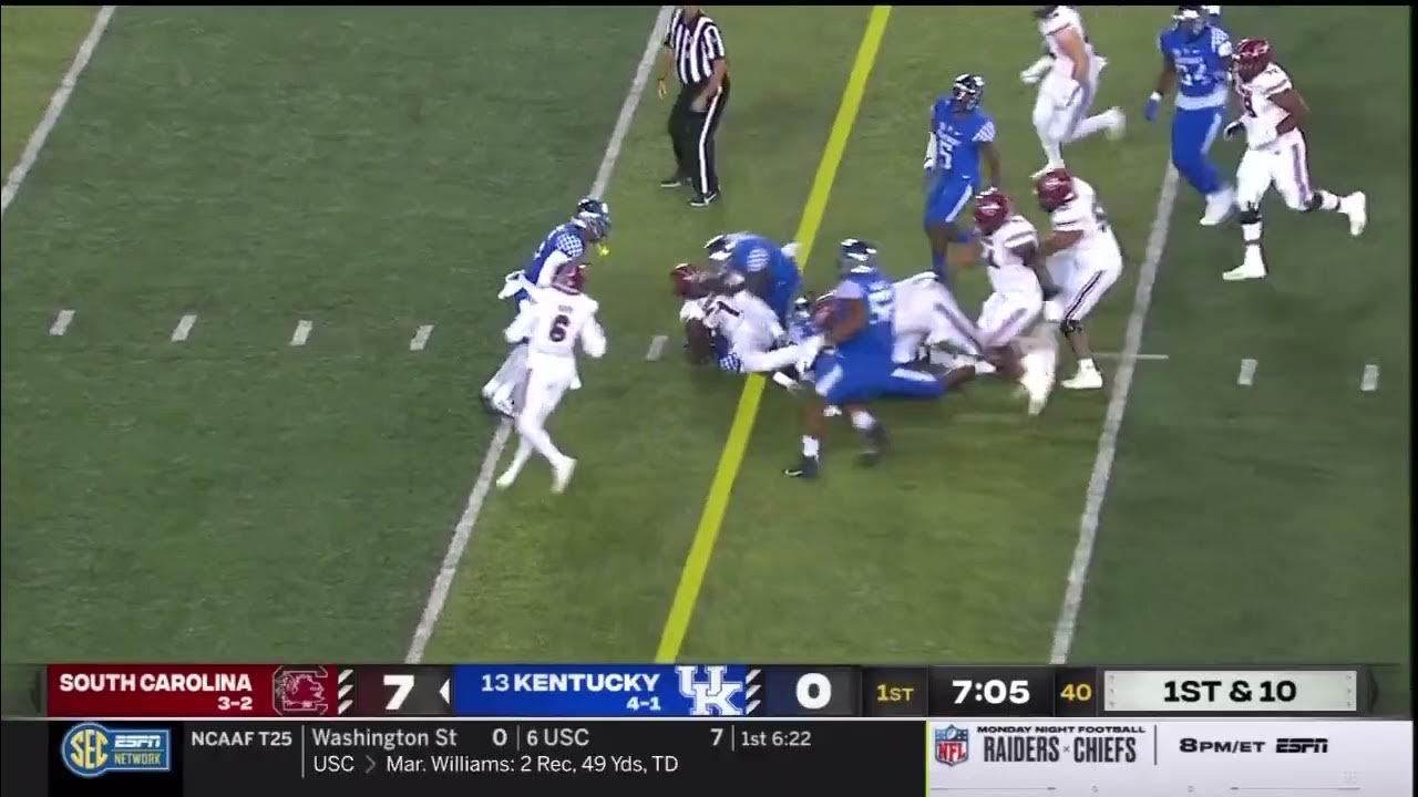 2022 USC vs Kentucky MarShawn Lloyd 11 Yd Run YouTube