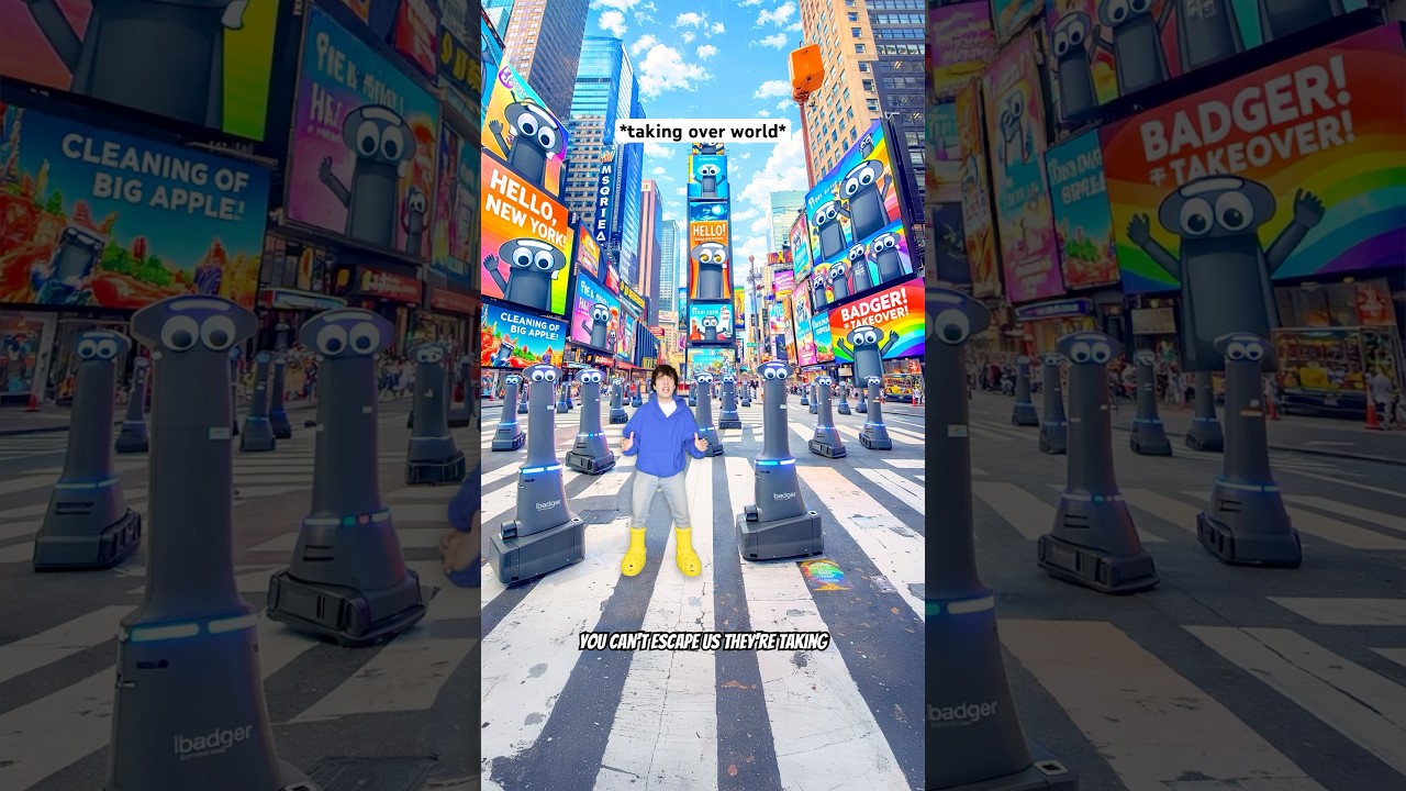 Когда робот из продуктового магазина следует за тобой по всему магазину 🤣 