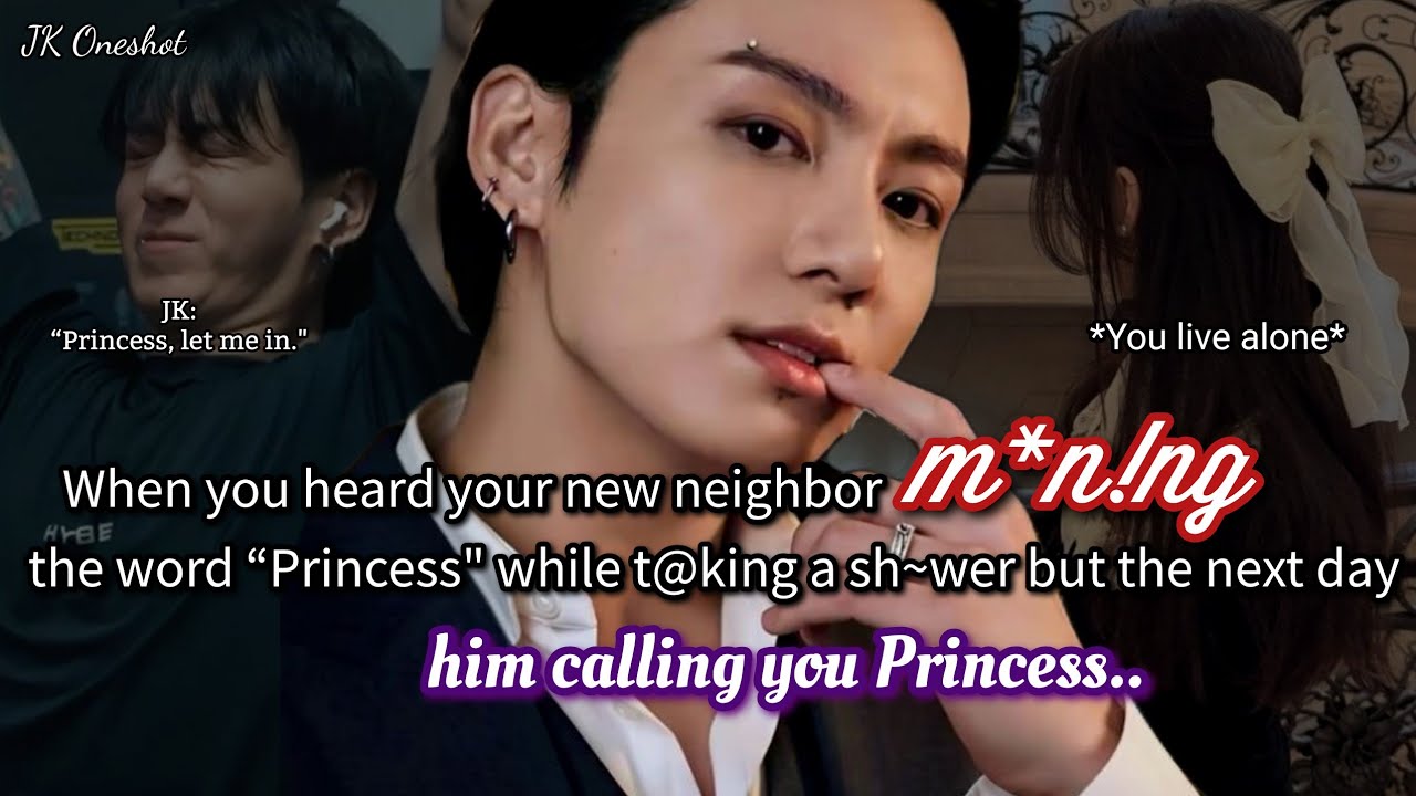 Jungkook ff When you heard your new neighbor who moved into a house next to yours, saying the word..