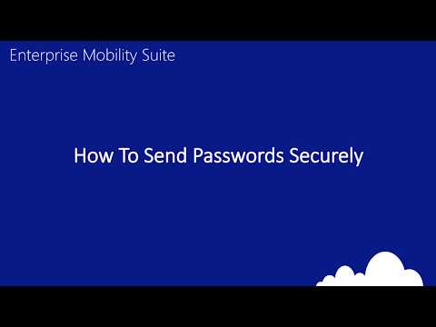 How To Send Passwords Securely Via Outlook